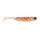 Mustad Mezashi Z-Tail Minnow 8,89cm Red Gold Glitter Plastic Kunstaas 6 stuks