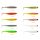 Mustad Mezashi Z-Tail Minnow 8,89cm Pearl White Plastic Kunstaas 6 stuks