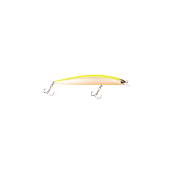 Mustad Gonta Minnow 007 F Ghost Chartreuse 11cm 11gr Zwevende Wobbler