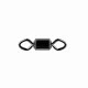 Mustad Rolwartel met diamant oog 14, 10 stuks wartel