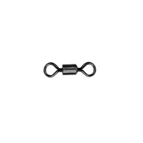 Mustad Rolling Swivel Round Eye 2 Black Nickel Forgó 10db