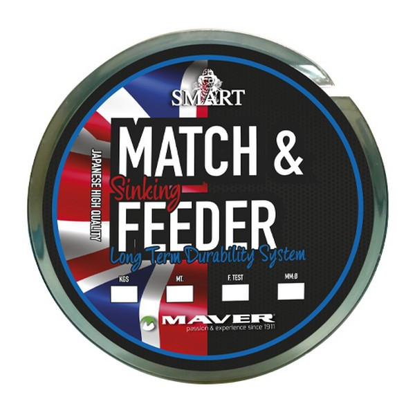 Maver Monofilament Match & Feeder Zinkend 600m 0,260mm Monofilament hoofdlijn