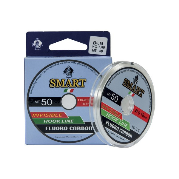 Maver Fluorocarbon Smart 50m 0,250mm Roofvis onderlijn