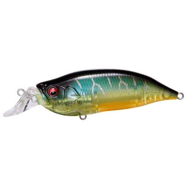 Megabass IxI Shad Type-R 5,7cm 7,0gr Clear Hot Tiger Wobbler