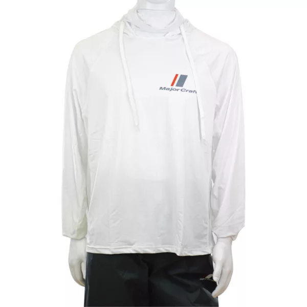 Major Craft Sun Protection Hoodie Witte UV-bestendige Hoodie XL