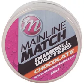   Mainline Match Dumbell Wafters 6mm - Oranje - Chocolade - wafters haakaas