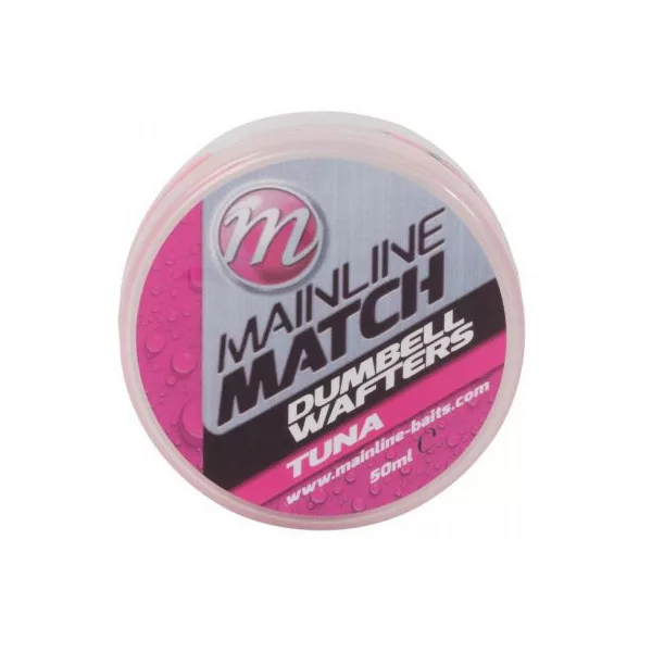 Mainline Match Dumbell Wafters 10mm - Roze - Tonijn - wafters haakaas