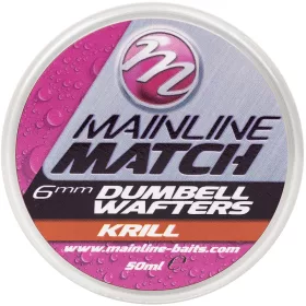 Mainline Match Dumbell Wafters Red Krill Haakaas 6mm