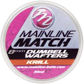 Mainline Match Dumbell Wafters Red Krill Haakaas 8mm 50ml