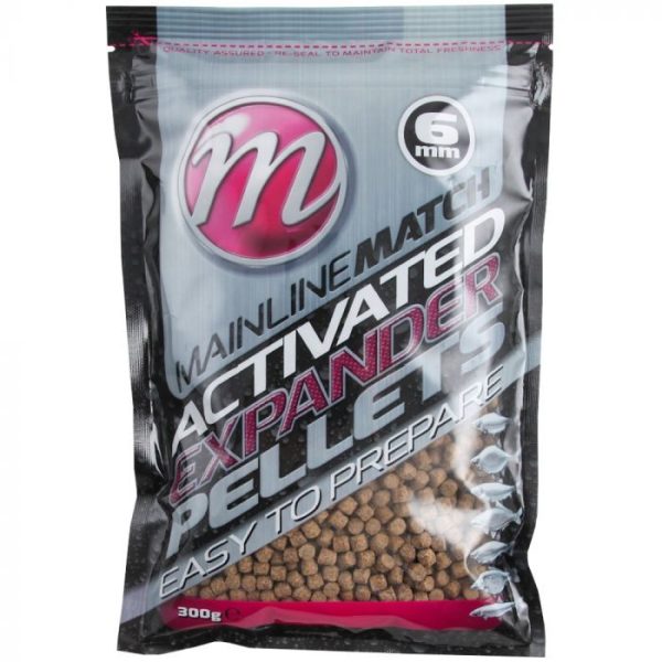 Mainline Geactiveerde 6mm Expander Pellets 300g