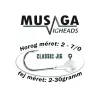 Musaga Classic 1 5gr Jig Fej 5db