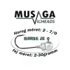 Musaga Hannibal 2 3,5gr Jig Fej 5db