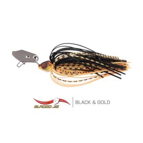 Fox Rage Bladed Jig 7gr Black & Gold Skirted Jig