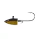 Fox Rage Eel Head Green Pumpkin 2/0 Jigkop 14gr 4st