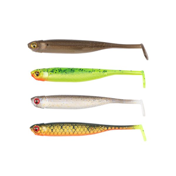 Fox Rage Mini Tiddler Mixed Colour Pack Loaded 7cm Plastic Aas 4st