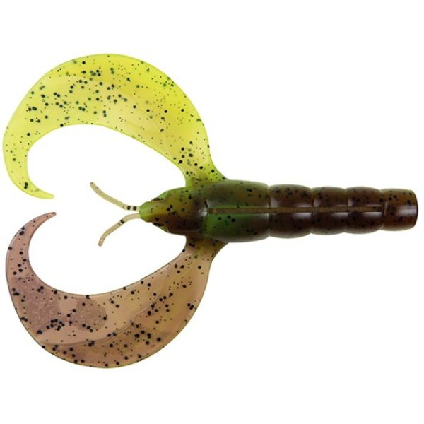 Fox Rage Mini Craw UV Green Pumpkin Rubberen Kunstaas 8cm
