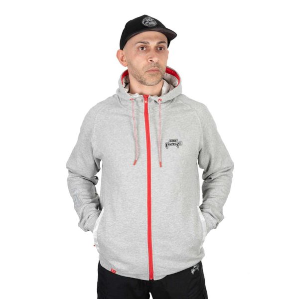 Fox Rage Voyager Zip Hoody Light Grey Trui met rits 3XL