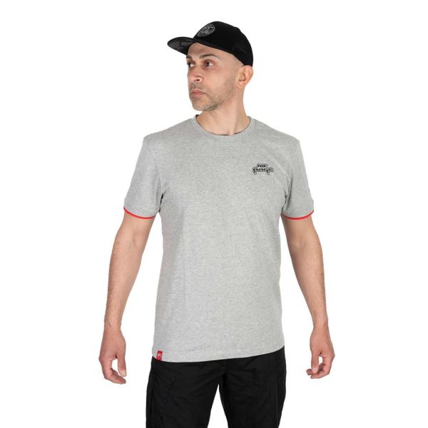 Fox Rage Voyager Tee Dark Grey Lichtgrijze T-shirt M