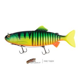 Fox Rage Jointed Replicants 32cm Fire Tiger UV Kunstaas