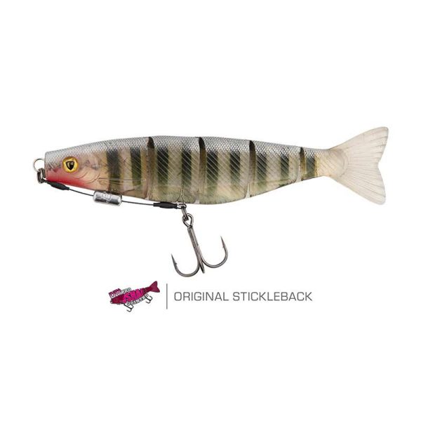 Fox Rage Pro Shad Jointed Loaded 14cm UV Original Stickleback Softbait