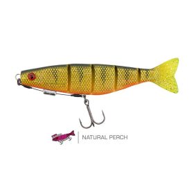   Fox Rage Pro Shad Jointed Loaded 14cm UV Natural Perch Softbait