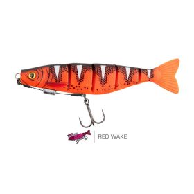 Fox Rage Pro Shad Jointed Loaded 14cm UV Red Wake Softbait