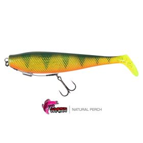   Fox Rage Zander Pro Shad 16cm Loaded UV Natural Perch Softbait