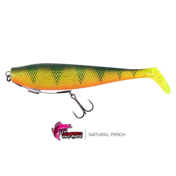 Fox Rage Zander Pro Shad 16cm Loaded UV Natural Perch Softbait