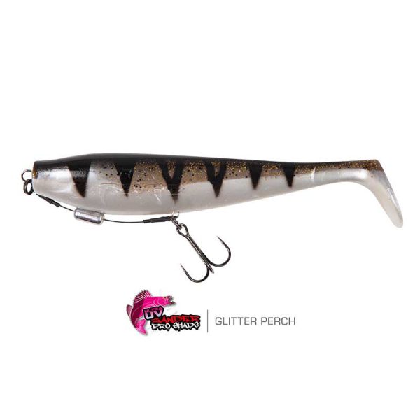 Fox Rage Zander Pro Shad 18cm Loaded UV Glitter Perch Softbait