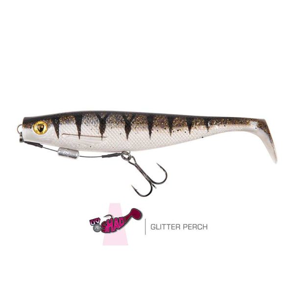 Fox Rage Pro Shad 18cm Geladen UV Glitter Baars Zacht kunstaas