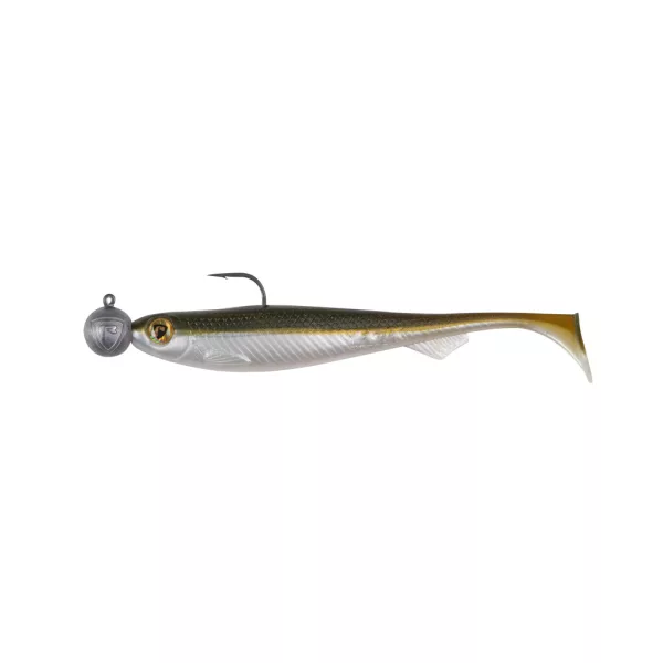 Fox Rage Bulk Loaded Slick Shads UV Arkansas Shiner 9cm 2/0 10gr Plastic Aas