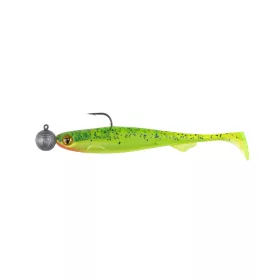   Fox Rage Bulk Loaded Slick Shads UV Lemon Tiger 11cm 3/0 12gr Plastic Aas