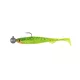 Fox Rage Bulk Loaded Slick Shads UV Lemon Tiger 13cm 4/0 15gr Plastic Aas
