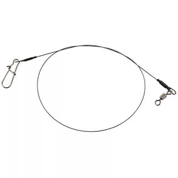 Fox Rage Rage Strike Point 7 Strand Titanium Leader Roofvis Onderlijn 2 stuks 50cm 18kg