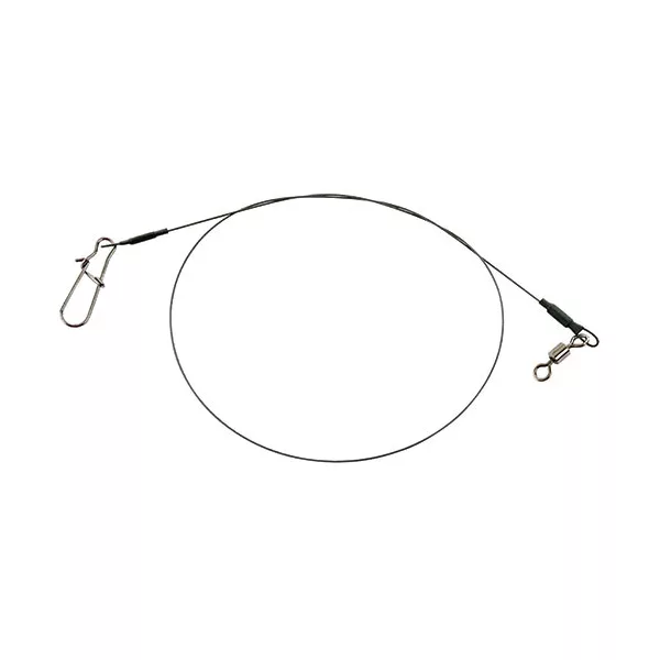 Fox Rage Rage Strike Point 7 Strand Titanium Leader Roofvis Onderlijn 2 stuks 50cm 34kg