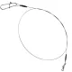 Fox Rage Rage Strike Point Jerk Leader Single Strand Titanium Roofvis Onderlijn 2 stuks 0,8mm 40cm
