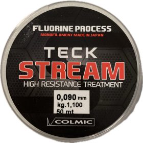 Colmic Teck Stream 50m 0,090mm Monofilament Onderlijn