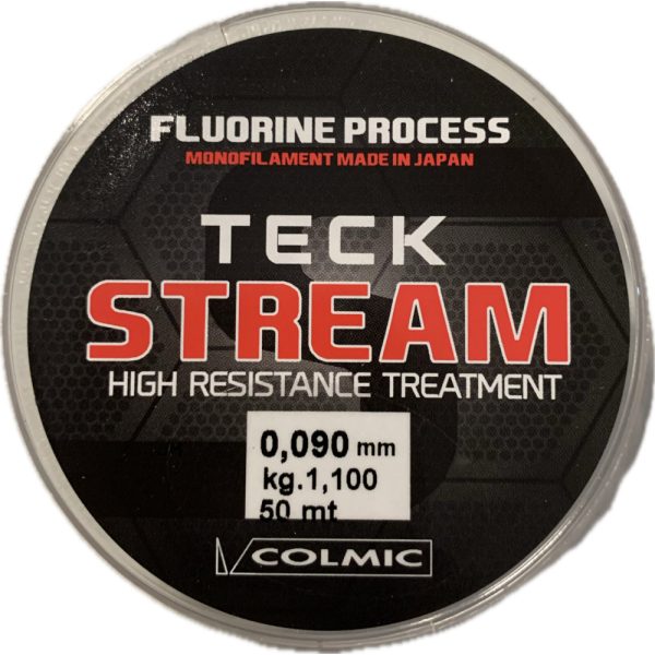 Colmic Teck Stream 50m 0,090mm Monofilament Onderlijn