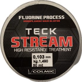 Colmic Teck Stream 50m 0,103mm Monofilament Onderlijn