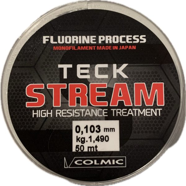 Colmic Teck Stream 50m 0,103mm Monofilament Onderlijn