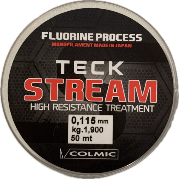 Colmic Teck Stream 50m 0,115mm Monofilament Onderlijn