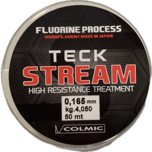 Colmic Teck Stream 50m 0,165mm Monofil Voorlijnmateriaal