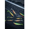 Fox Rage Bulk Loaded Zander Pro Shads UV Hot Olive 10cm 4/0 10gr Plastic Aas