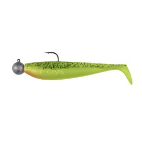   Fox Rage Bulk Loaded Zander Pro Shads UV Lemon Tiger 12cm 4/0 50gr Plastic Aas