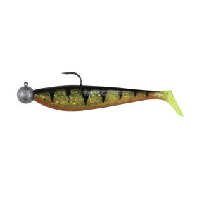   Fox Rage Bulk Loaded Zander Pro Shads UV Perch 12cm 4/0 50gr Plastic Aas