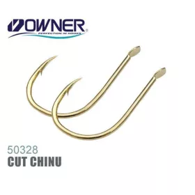   Owner Cut Chinu 50328 1 Karperhaak met plaatje en weerhaak 11 stuks