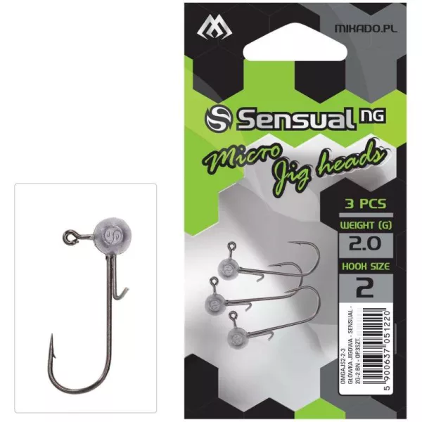Mikado 4 Sensual 3gr Micro Jigkop 3 stuks