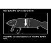 OSP Karen 180 SW 18cm 50gr KSW07 Mat Chart Head Smoke Wobbler
