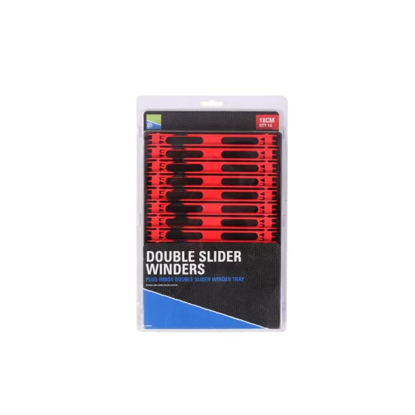 Preston Double Slider Winders In A Tray Winders 18cm