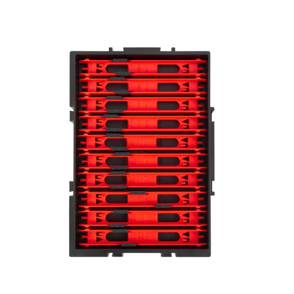 Preston Interlok Winder Tray Rood Rig Ladder Set met Module Rood 13cm
